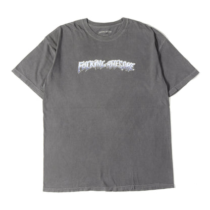 ピグメントダイ加工 ブランドロゴ Tシャツ