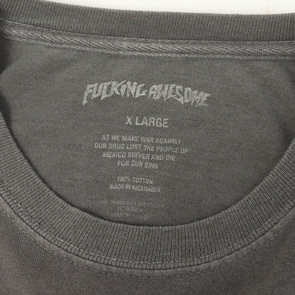 ピグメントダイ加工 ブランドロゴ Tシャツ