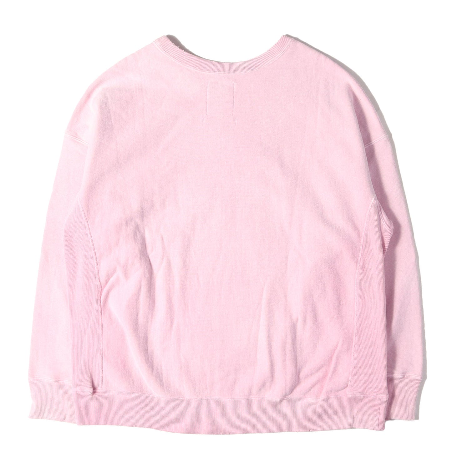 ダメージ加工 ひび割れ発砲プリント リバースウィーブ スウェット(WONDER LAND CREW SWEAT SHIRTS)