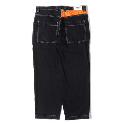 キルティング デザイン バギー デニムパンツ(BAGGY PANTS)