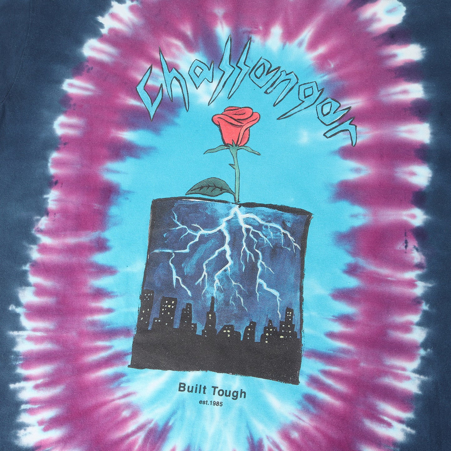 23SS タイダイ染め ローズ Tシャツ (TIE DYE THUNDER ROSE TEE)