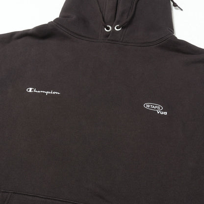 25AW ×Champion ロゴ刺繍 スウェットパーカー(ACADEMY / HOODED / CTPL)