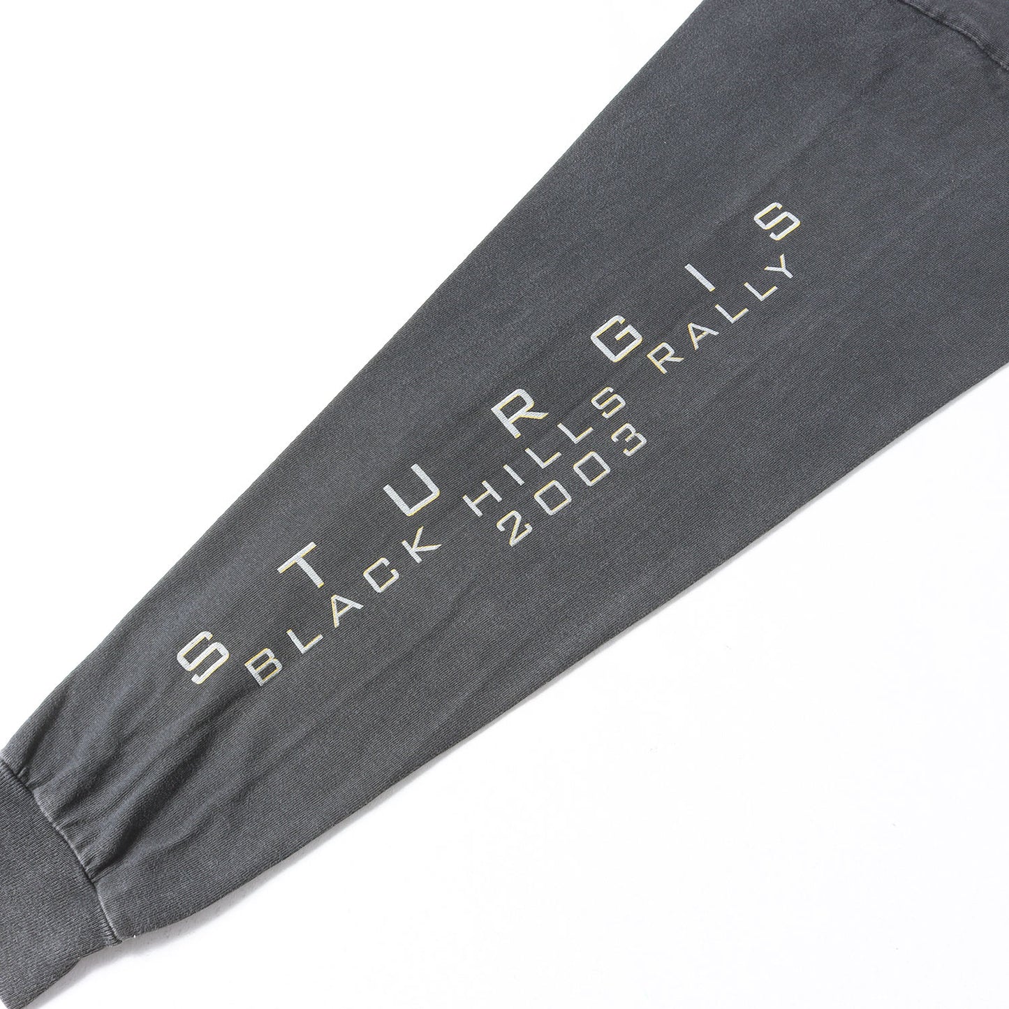[雰囲気抜群] 00s 4面プリント 袖ロゴ フレイム エンブレム ロングスリーブ Tシャツ USA製