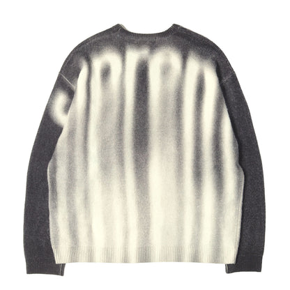 23AW ブラードロゴ ニットセーター(Blurred Logo Sweater)
