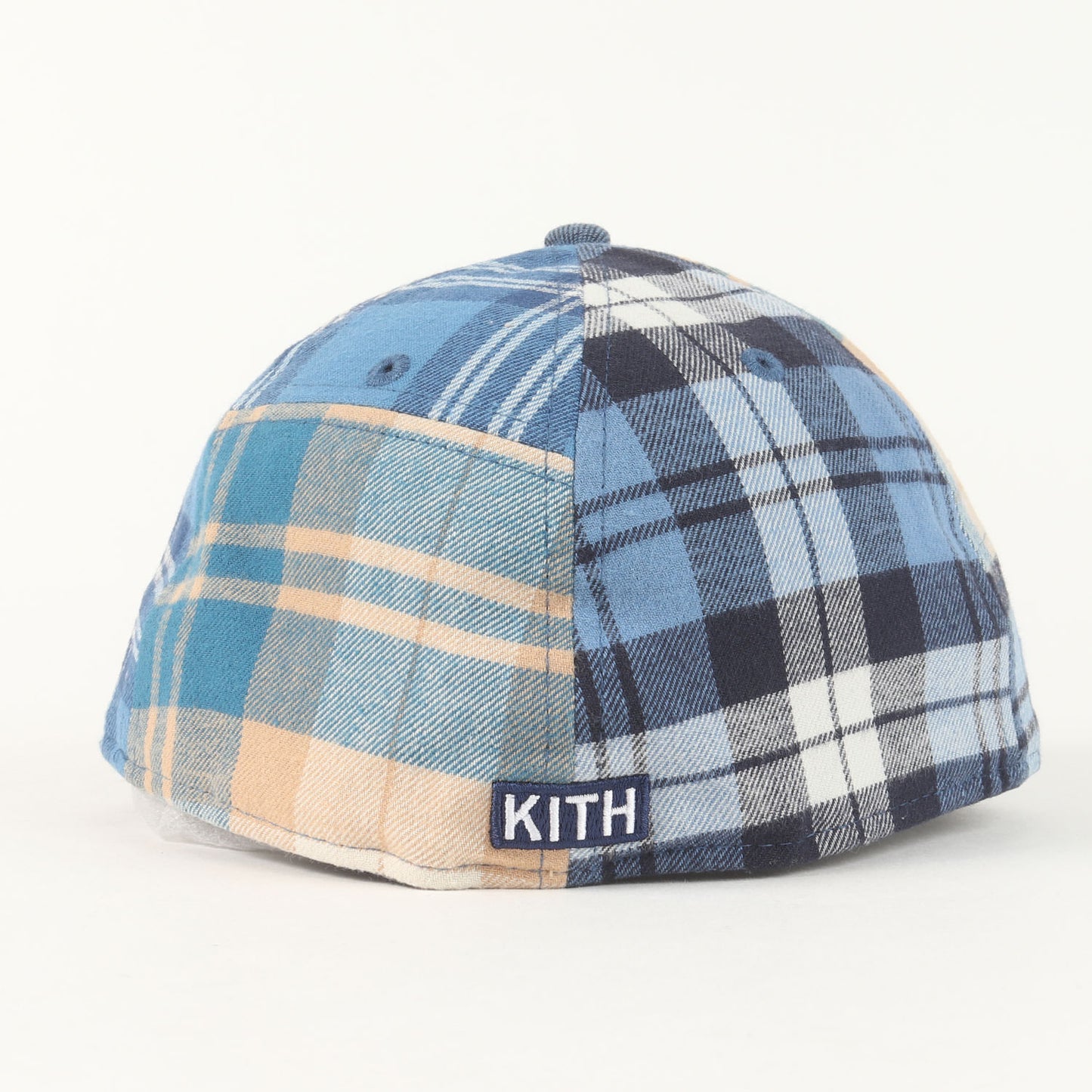 22AW ×NEW ERA ×New York Yankees パッチワーク チェックネル ベースボールキャップ(Pieced Plaid Low Profile 59Fifty)