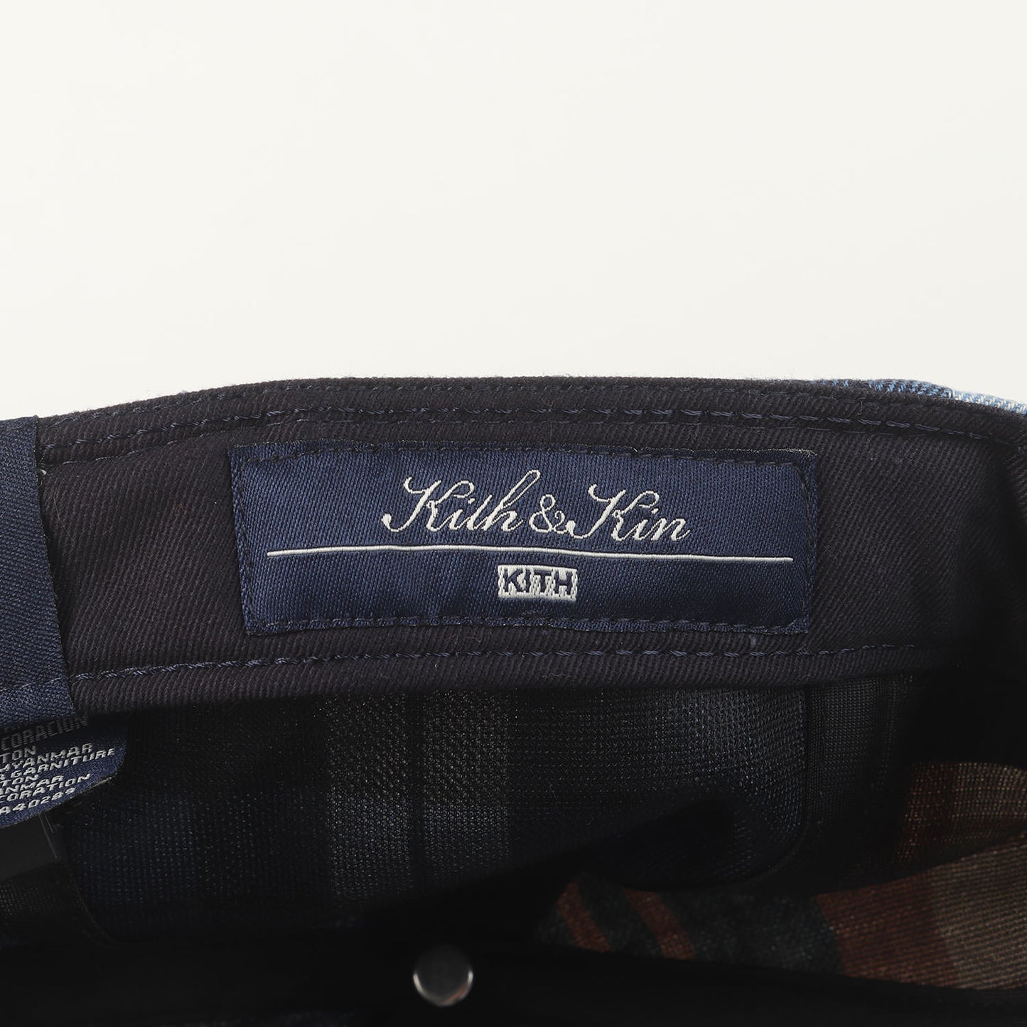 22AW ×NEW ERA ×New York Yankees パッチワーク チェックネル ベースボールキャップ(Pieced Plaid Low Profile 59Fifty)