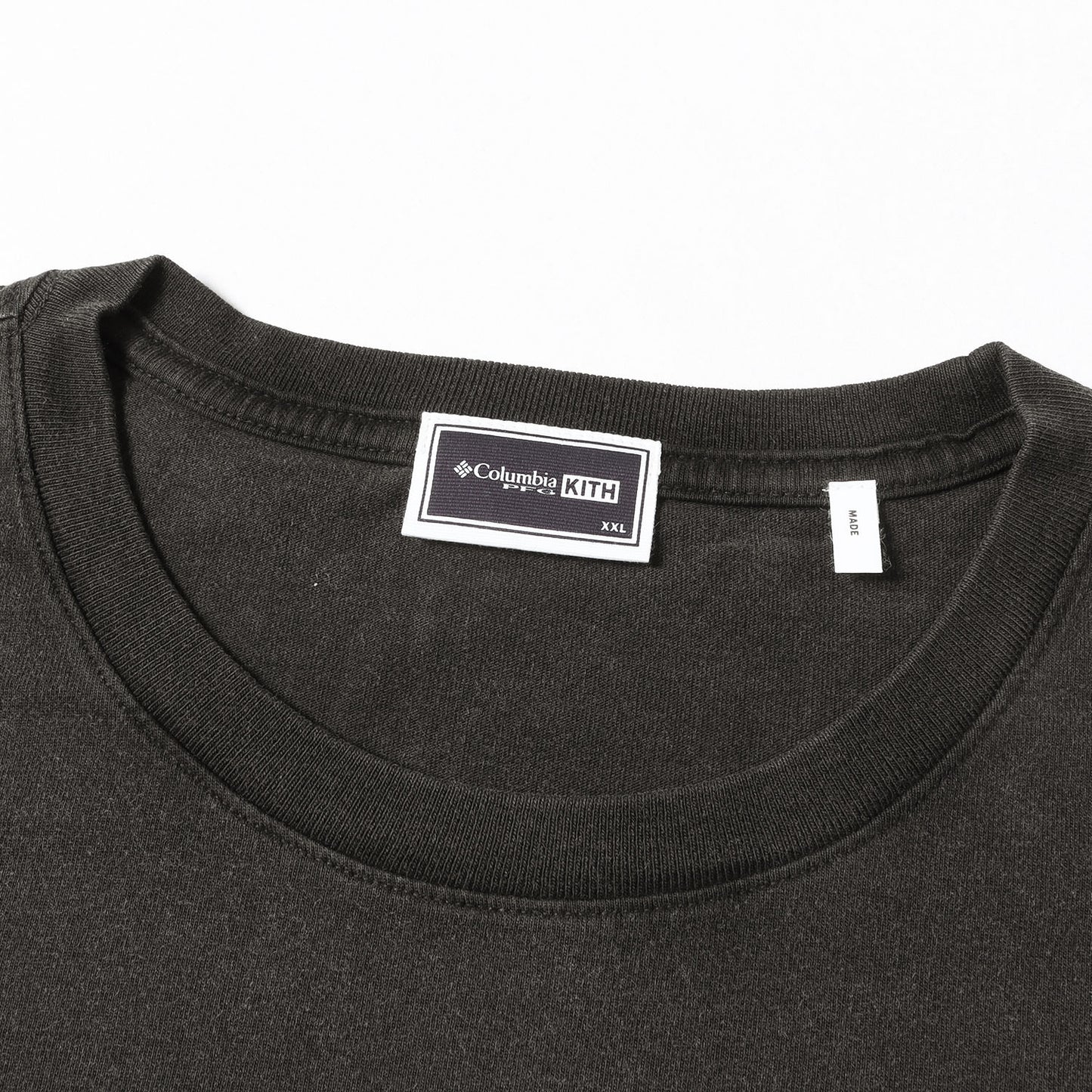 23SS ×Columbia PFG ヴィンテージ加工 BOXロゴ Tシャツ(Full Moon Vintage Tee)
