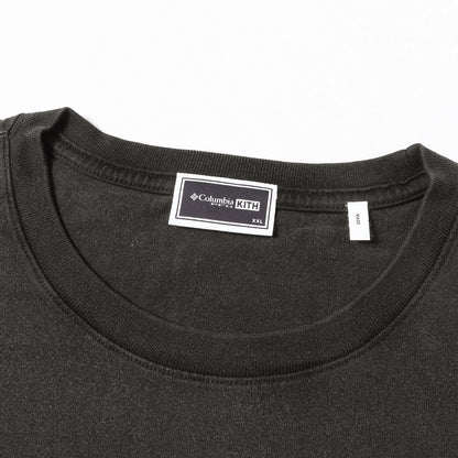 23SS ×Columbia PFG ヴィンテージ加工 BOXロゴ Tシャツ(Full Moon Vintage Tee)