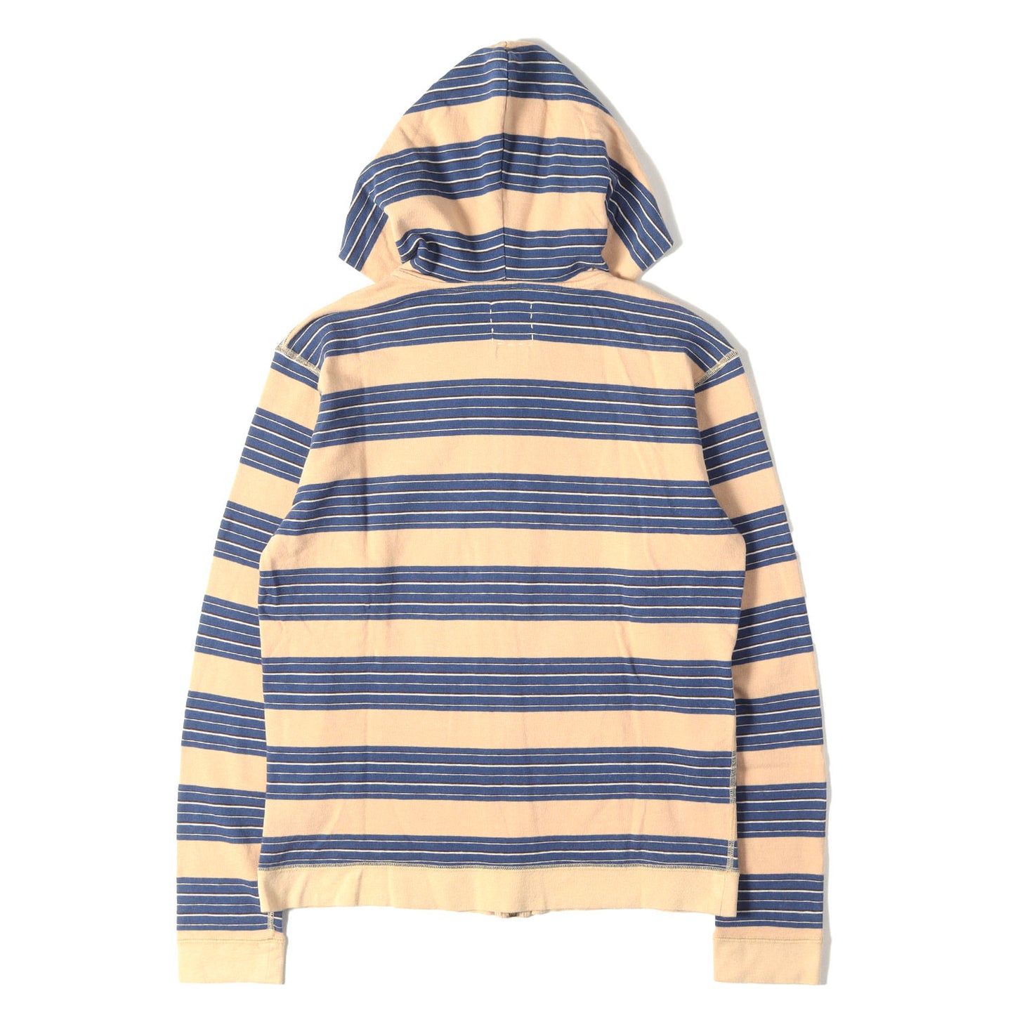 ボーダー フルジップ スウェットパーカー(ANTIQUE BORDER F.Z. HOODIE)
