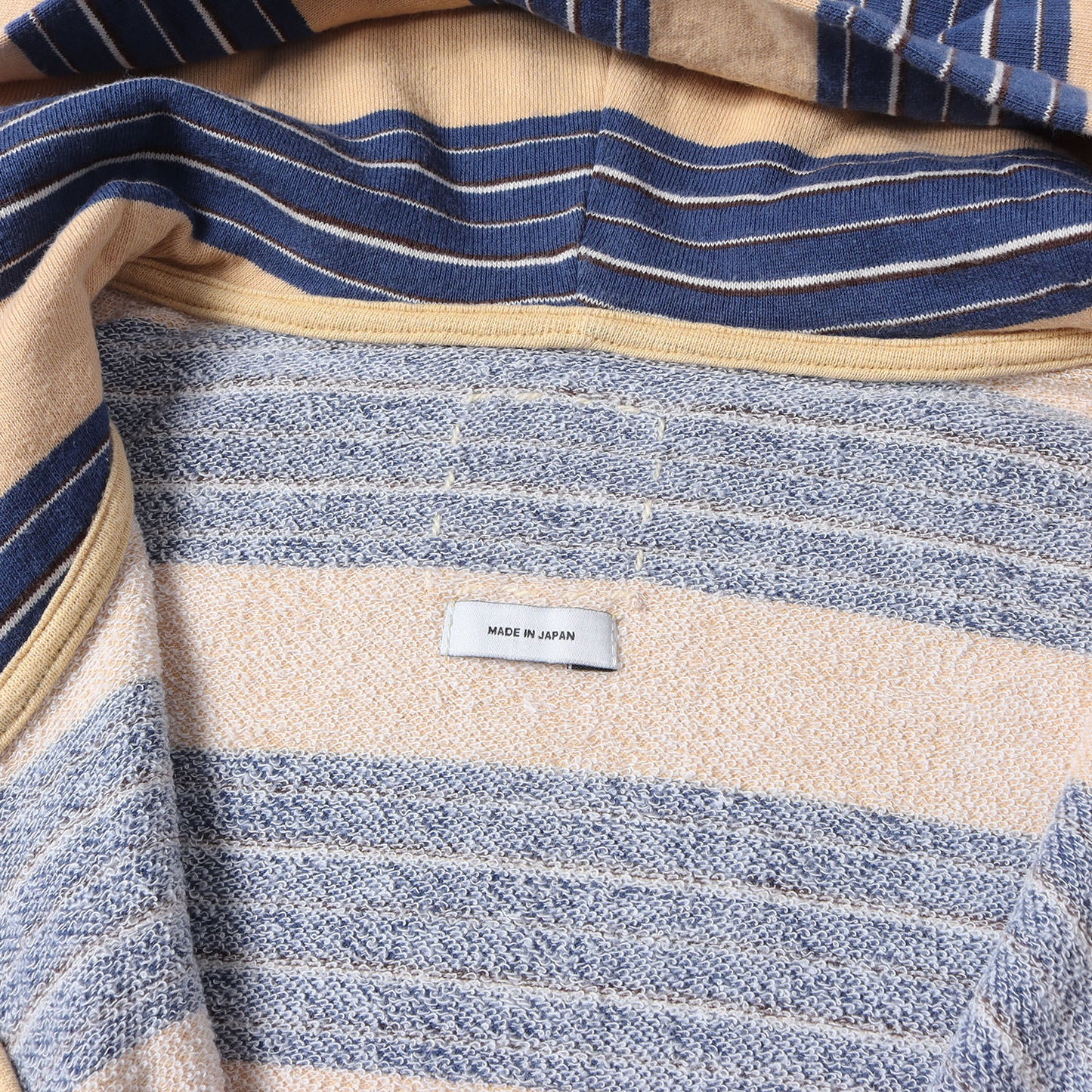 ボーダー フルジップ スウェットパーカー(ANTIQUE BORDER F.Z. HOODIE)