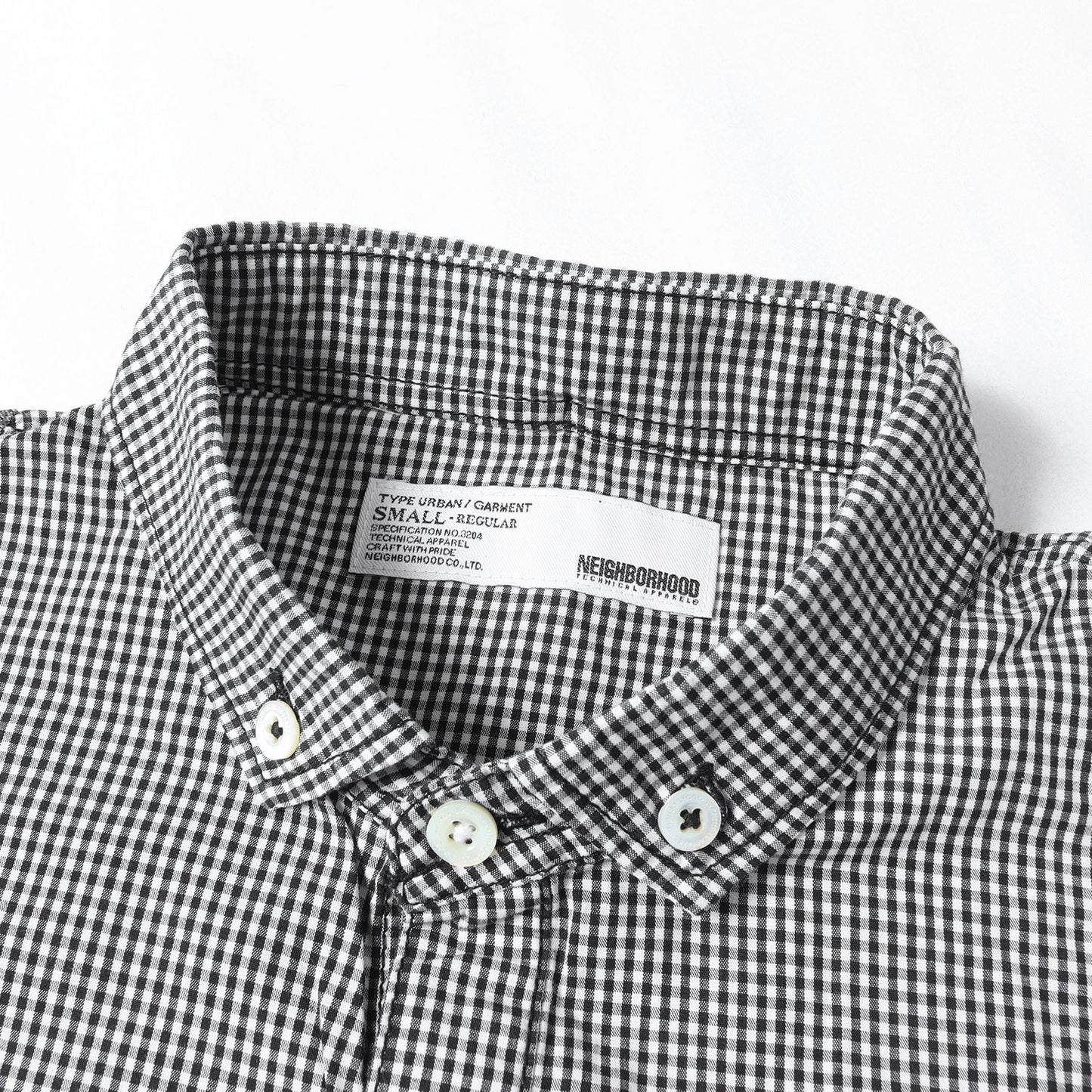 フェイクサスペンダー ギンガムチェック ボタンダウンシャツ(SUS / C-SHIRT. LS)