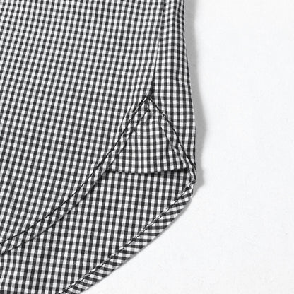 フェイクサスペンダー ギンガムチェック ボタンダウンシャツ(SUS / C-SHIRT. LS)