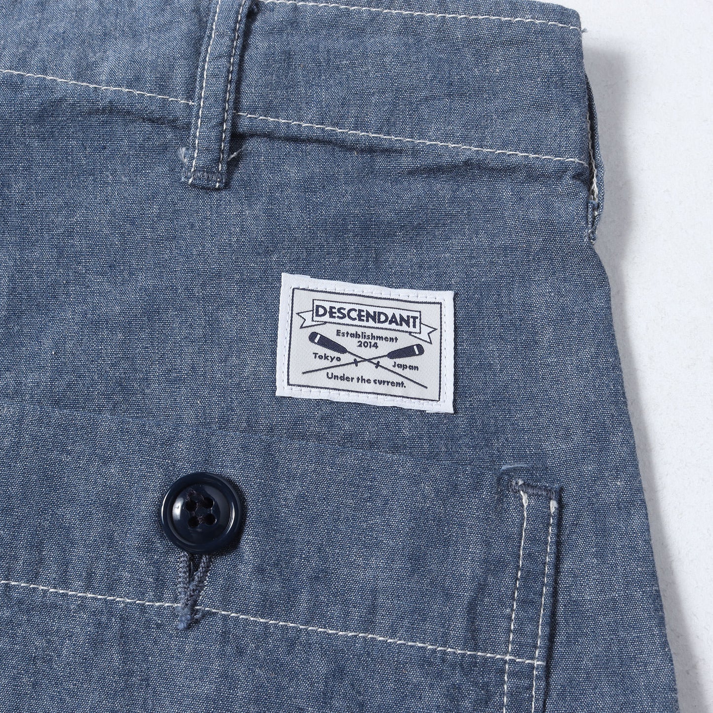 25SS シャンブレー ベイカーパンツ(BAKER CHAMBRAY TROUSERS)