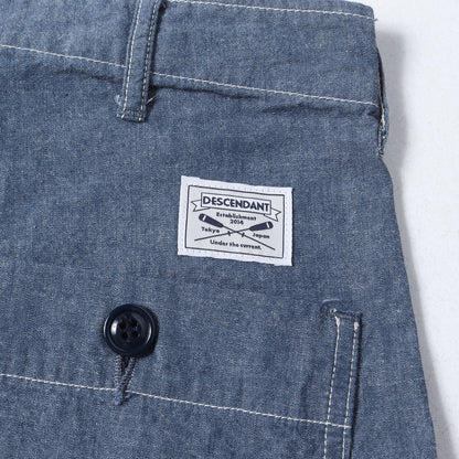 25SS シャンブレー ベイカーパンツ(BAKER CHAMBRAY TROUSERS)
