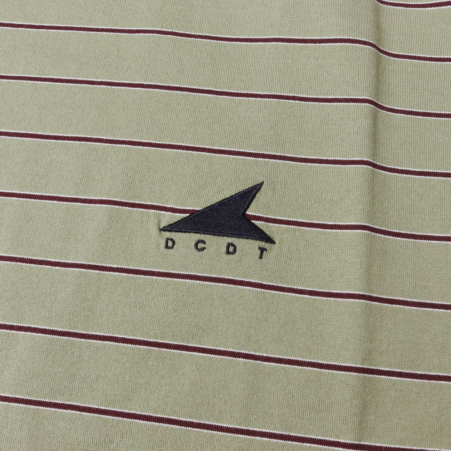 25SS ロゴ刺繍 ボーダー ポケット Tシャツ(HORIZONTAL STRIPE SS)