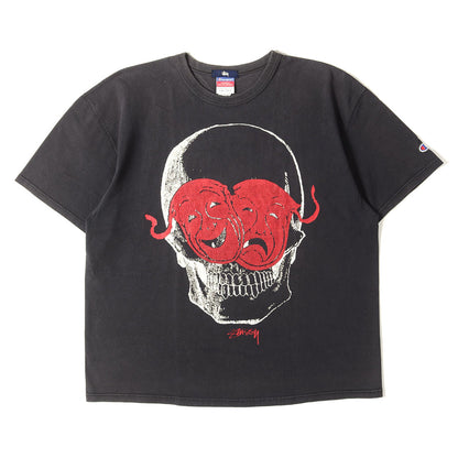 00s 港北チャプト 5周年記念 ×Champion スカルグラフィック Tシャツ