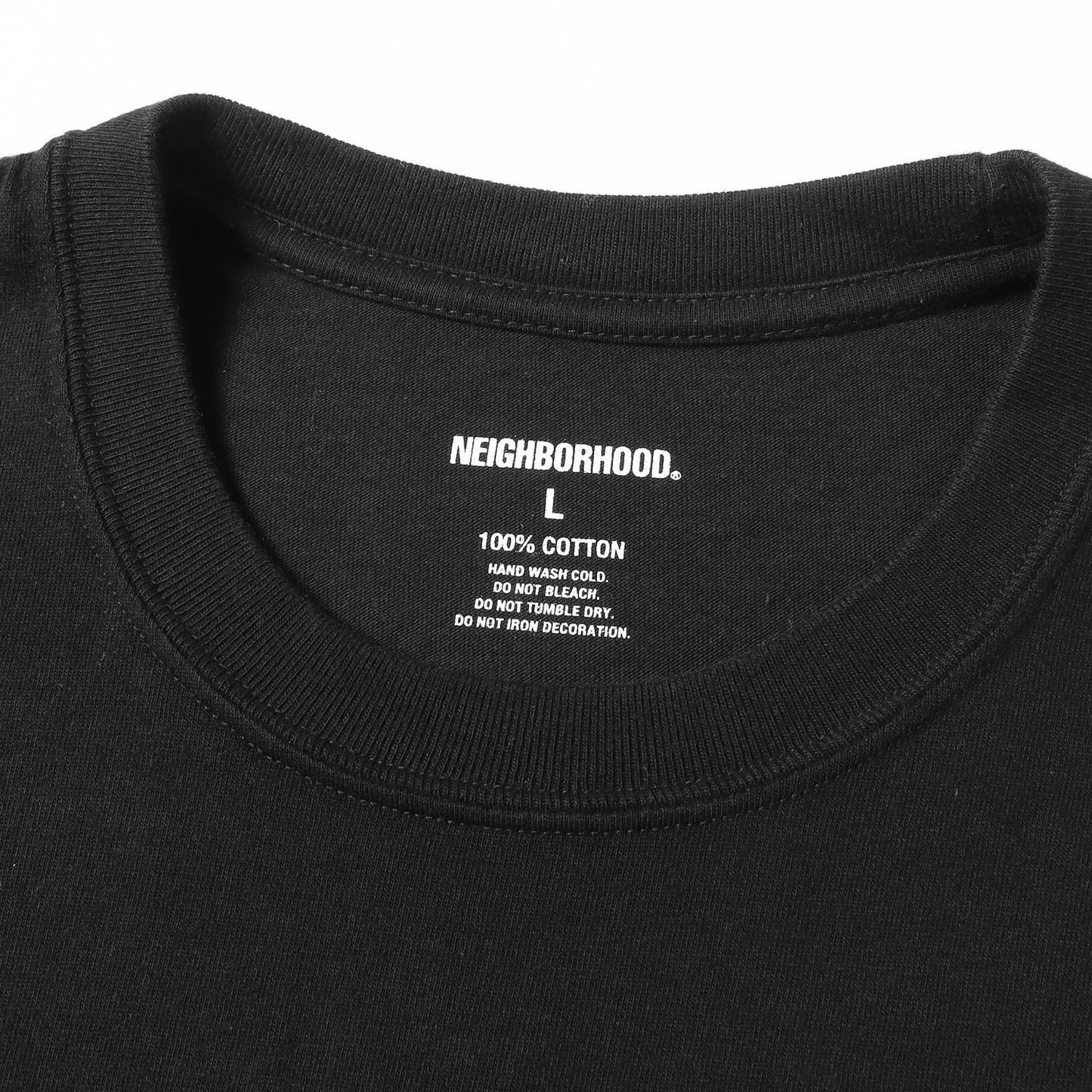 24SS ブランドロゴ刺繍 クルーネック Tシャツ(NH. TEE SS-12)