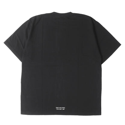 25SS ブランドロゴ刺繍 クルーネック Tシャツ