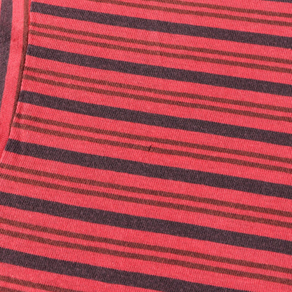 90s アイコンパッチ付き ボーダー クルーネック Tシャツ / USA製 BEAR SURFBOARDS