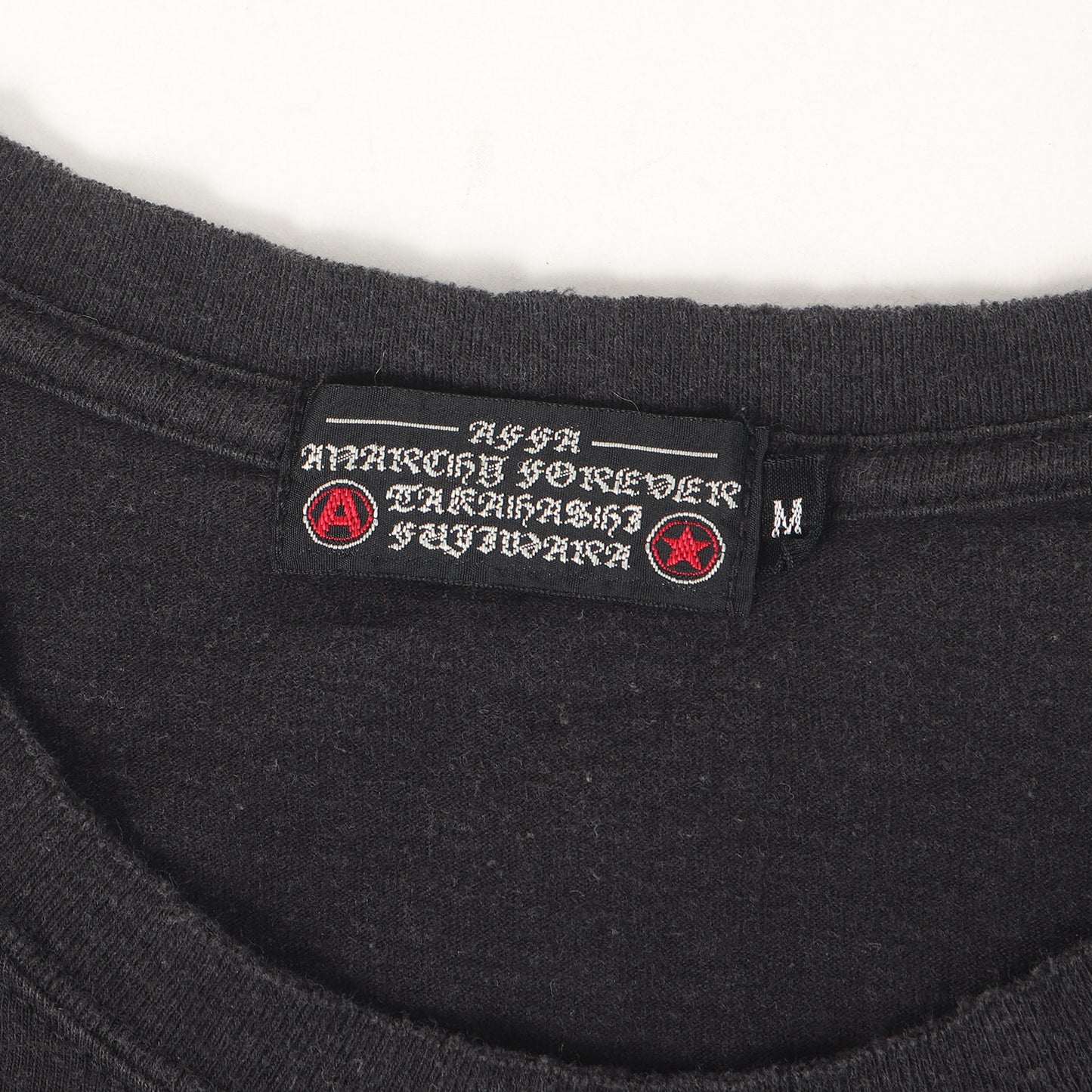 00s ダメージ加工 ロゴプリント ポケット Tシャツ