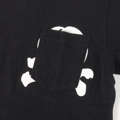 00s ダメージ加工 ロゴプリント ポケット Tシャツ