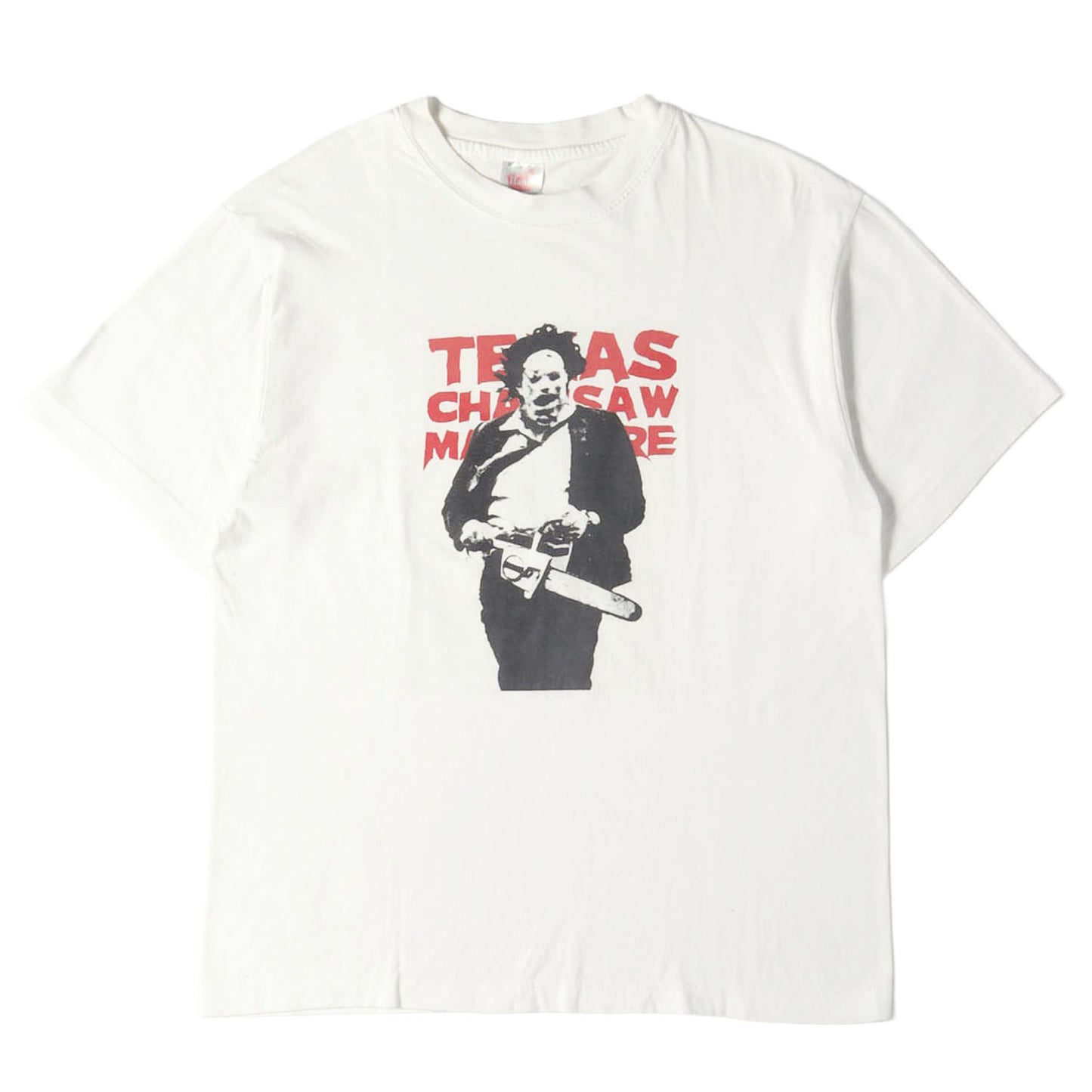 00s 悪魔のいけにえ / The Texas Chain Saw Massacre レザーフェイス Tシャツ / ユーロ製 EURO Hanes