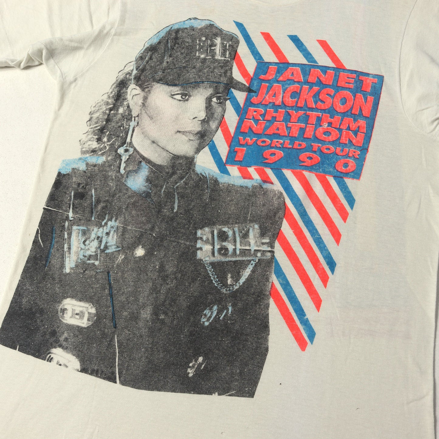 90s Janet Jackson Rhythm Nation World Tour 1990 ジャネット・ジャクソン Tシャツ USA製