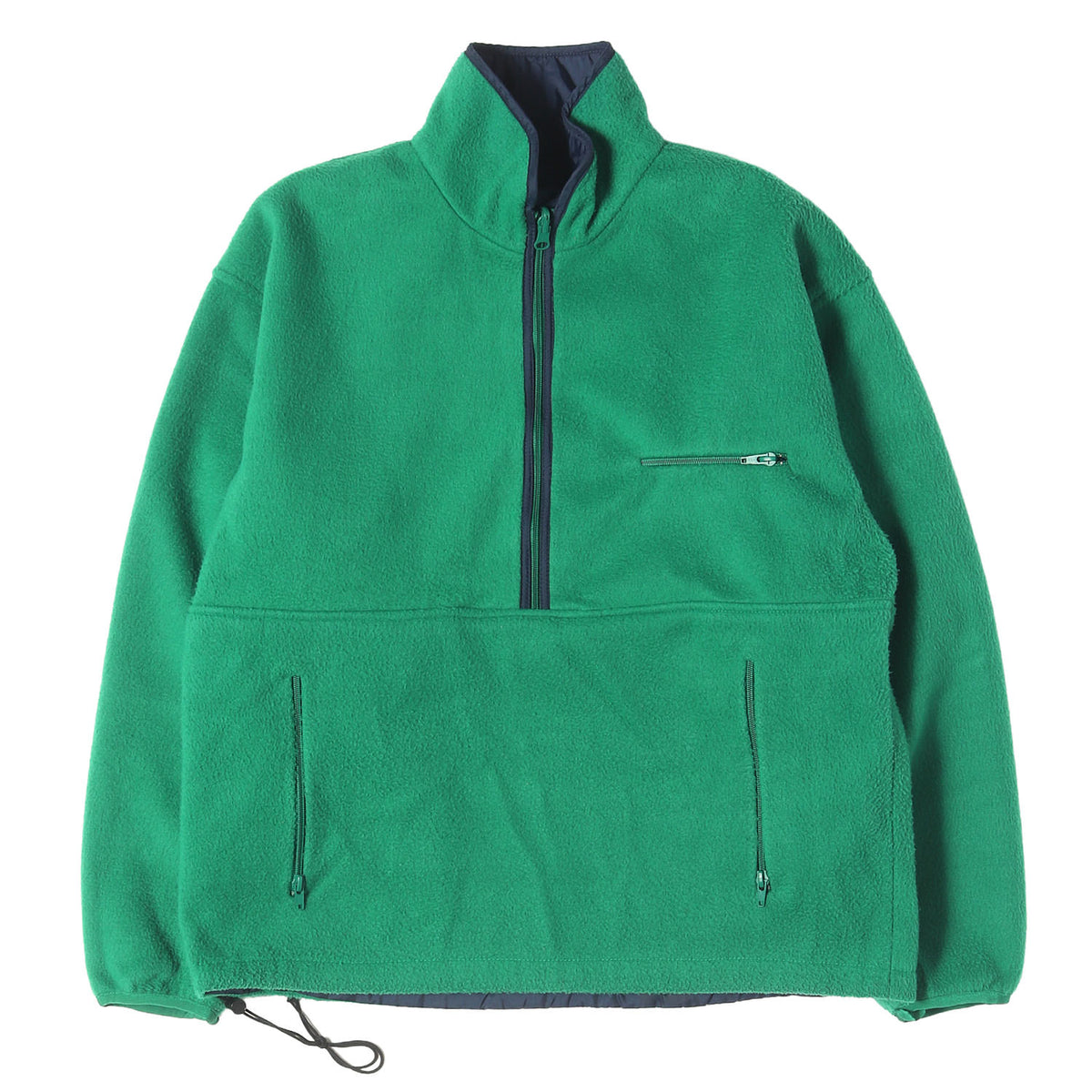 00s OLD GAP リバーシブル ナイロン/フリース ハーフジップ ジャケット (ARCTIC Light Fleece)