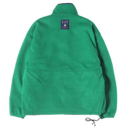 00s OLD GAP リバーシブル ナイロン/フリース ハーフジップ ジャケット (ARCTIC Light Fleece)