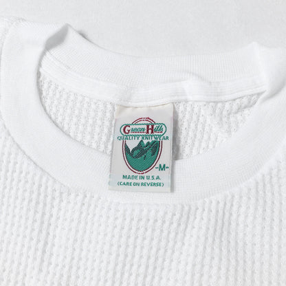 [デッドストック 2色セット] 80s クルーネック サーマル Tシャツ / USA製 Green Hills