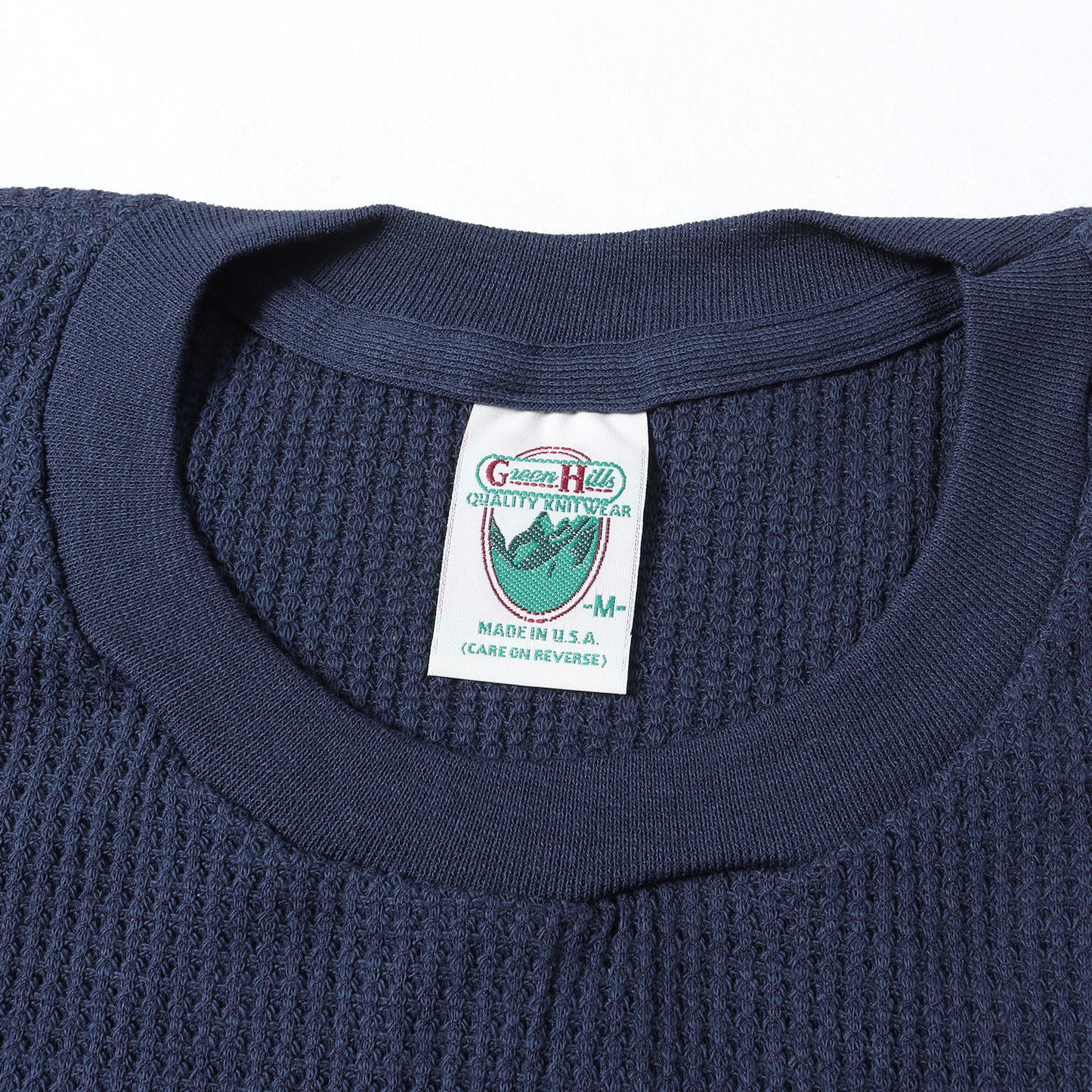 [デッドストック 2色セット] 80s クルーネック サーマル Tシャツ / USA製 Green Hills