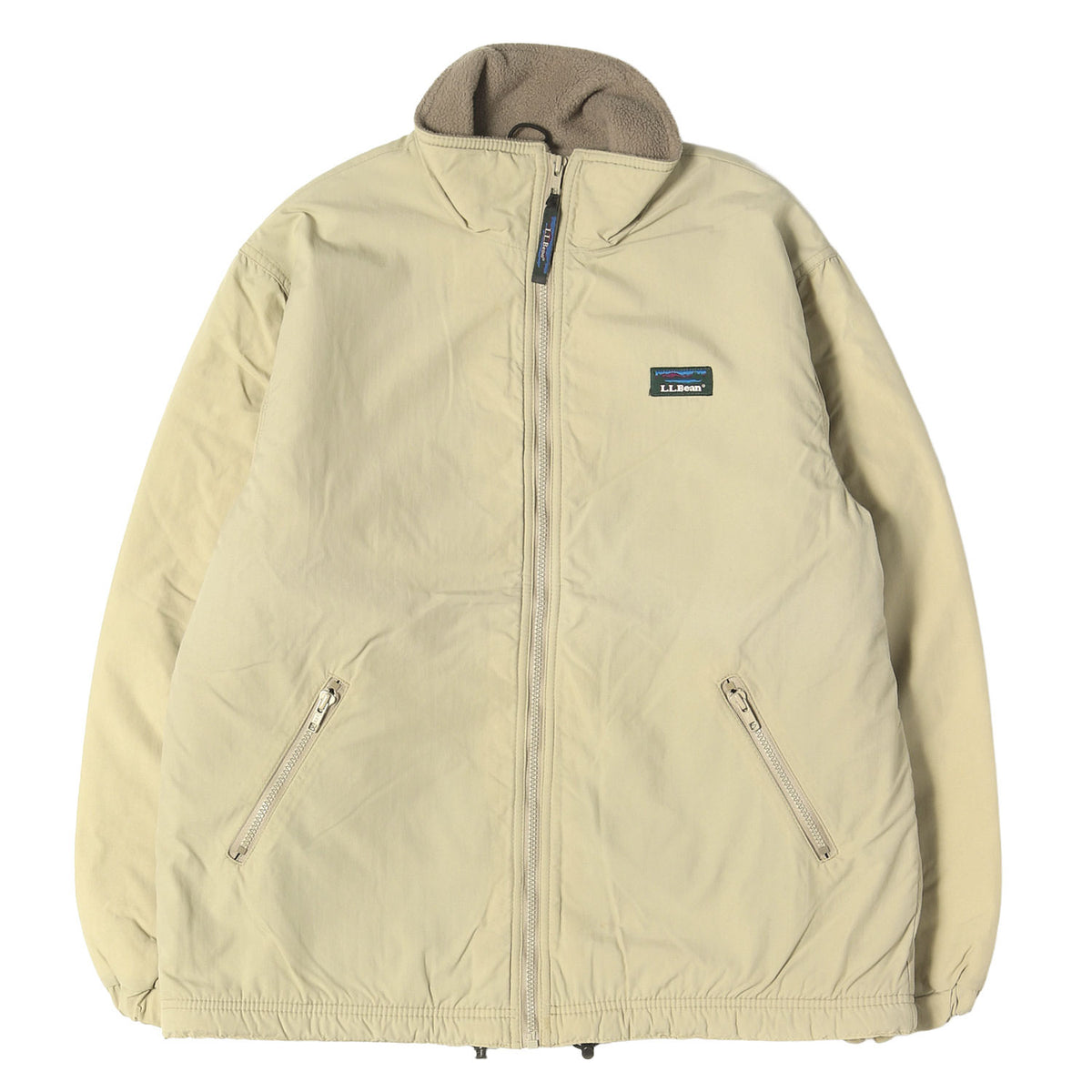90s 裏地フリース ナイロン ウォームアップ ジャケット / USA製 WARM-UP JACKET