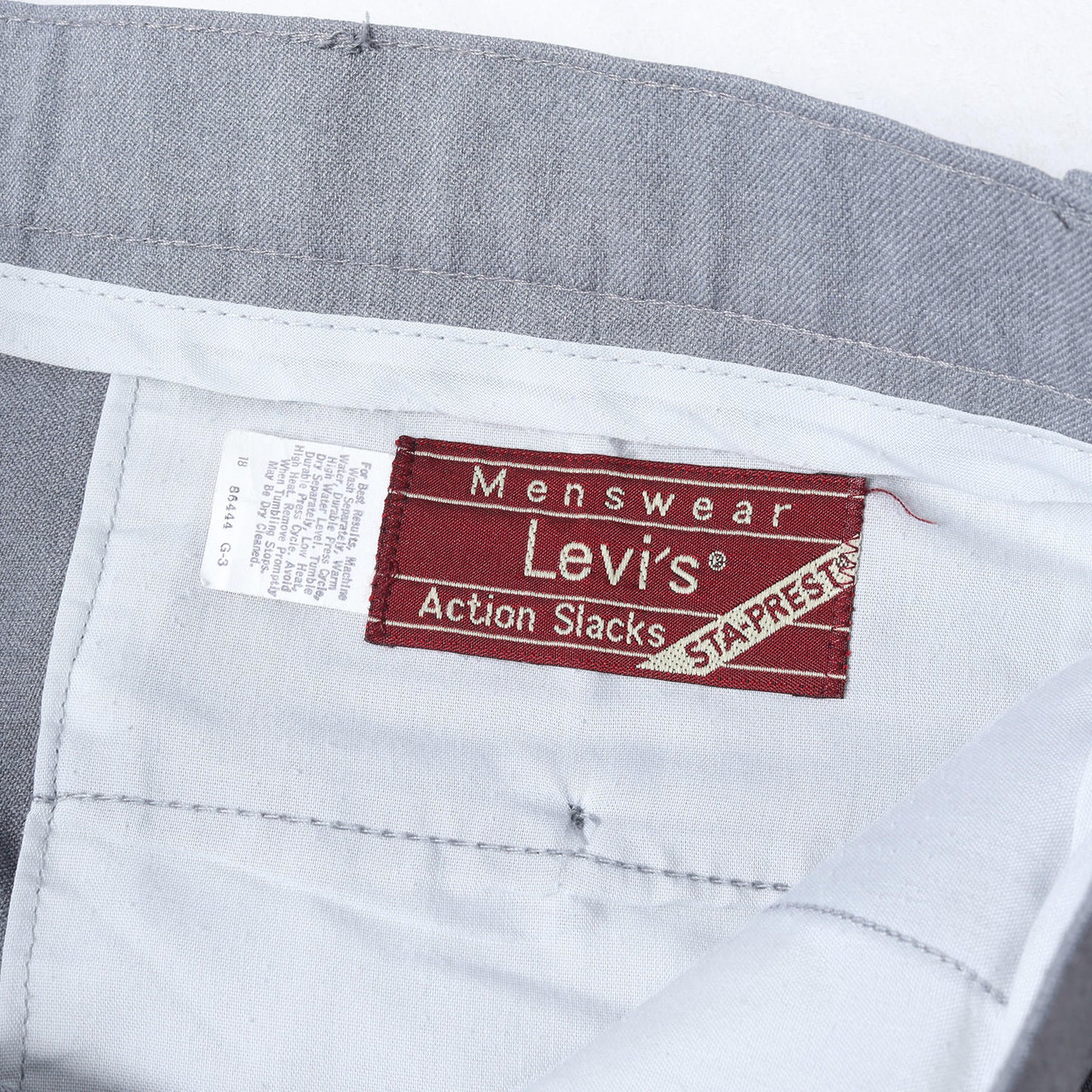 80s ストレート スタプレ アクション スラックス パンツ STA-PREST Action Slacks