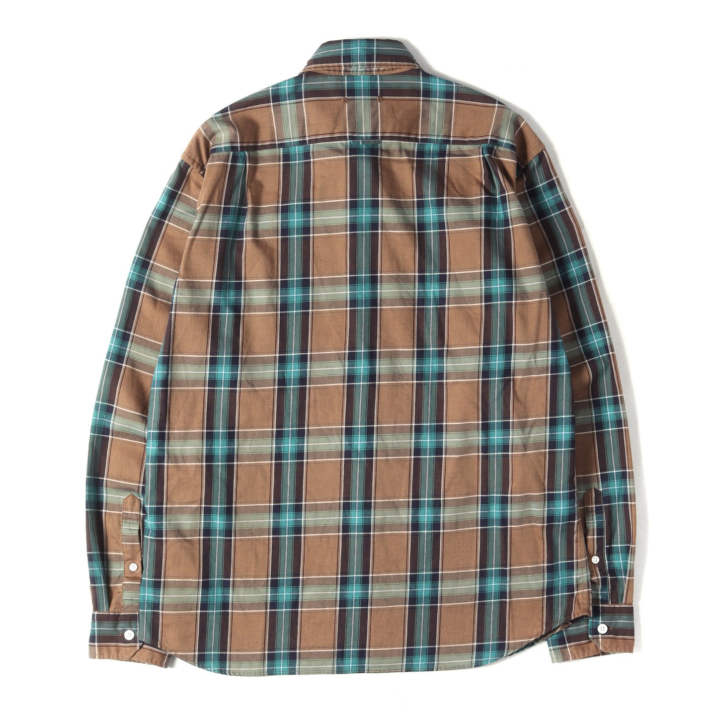 22SS タータンチェック コットン シャツ(SHAPED REGULAR COLLAR CHECK SHIRT)
