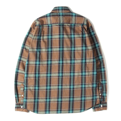 22SS タータンチェック コットン シャツ(SHAPED REGULAR COLLAR CHECK SHIRT)