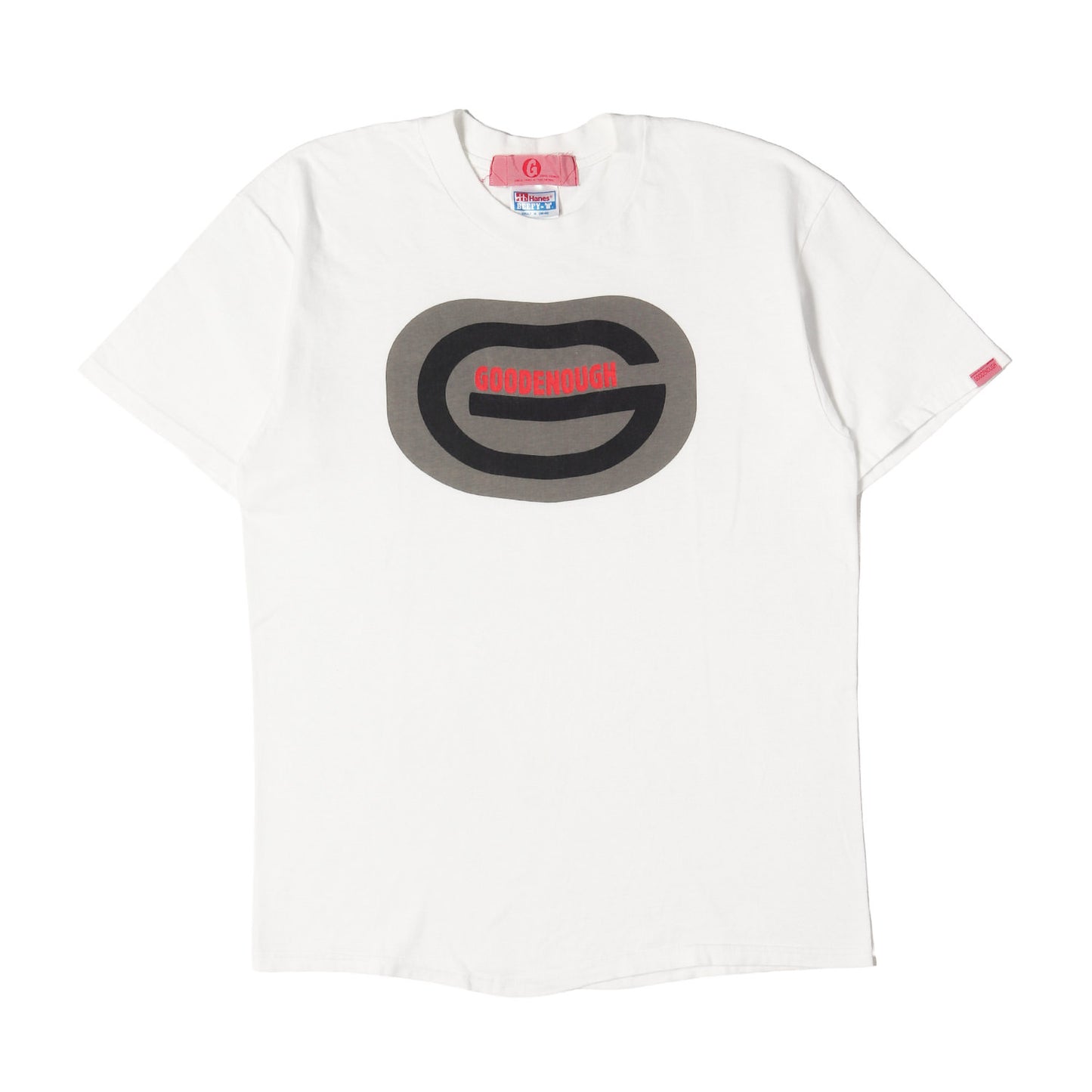90s ブランドロゴ グラフィック Tシャツ(Hanesボディ)