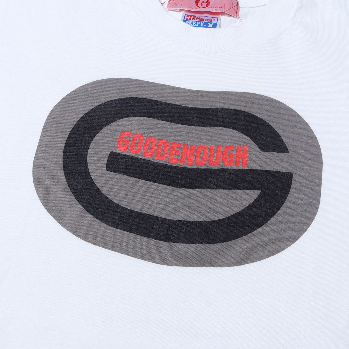 90s ブランドロゴ グラフィック Tシャツ(Hanesボディ)