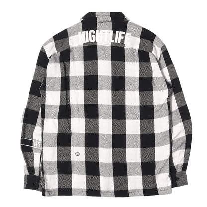 20AW 背ロゴ バッファローチェック ヘビーネル パジャマシャツ(PAJAMAS SHIRT)