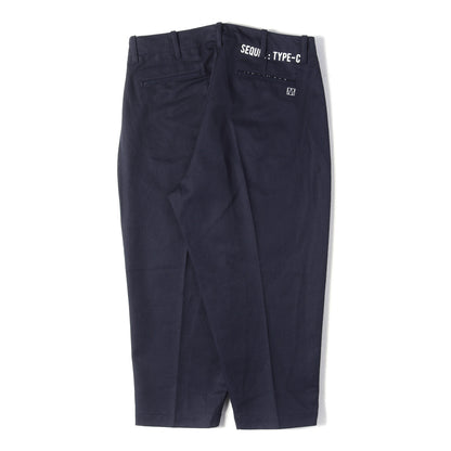 WEEKEND限定 クロップド ワイド チノパンツ(CHINO PANTS TYPE-CP)