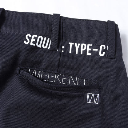 WEEKEND限定 クロップド ワイド チノパンツ(CHINO PANTS TYPE-CP)