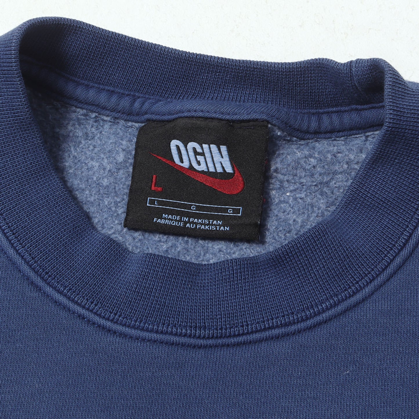 24AW ×NIGO OTSUMO PLAZA限定 反転スウッシュロゴ 後染め スウェット(AS NRG Crew Fleece)