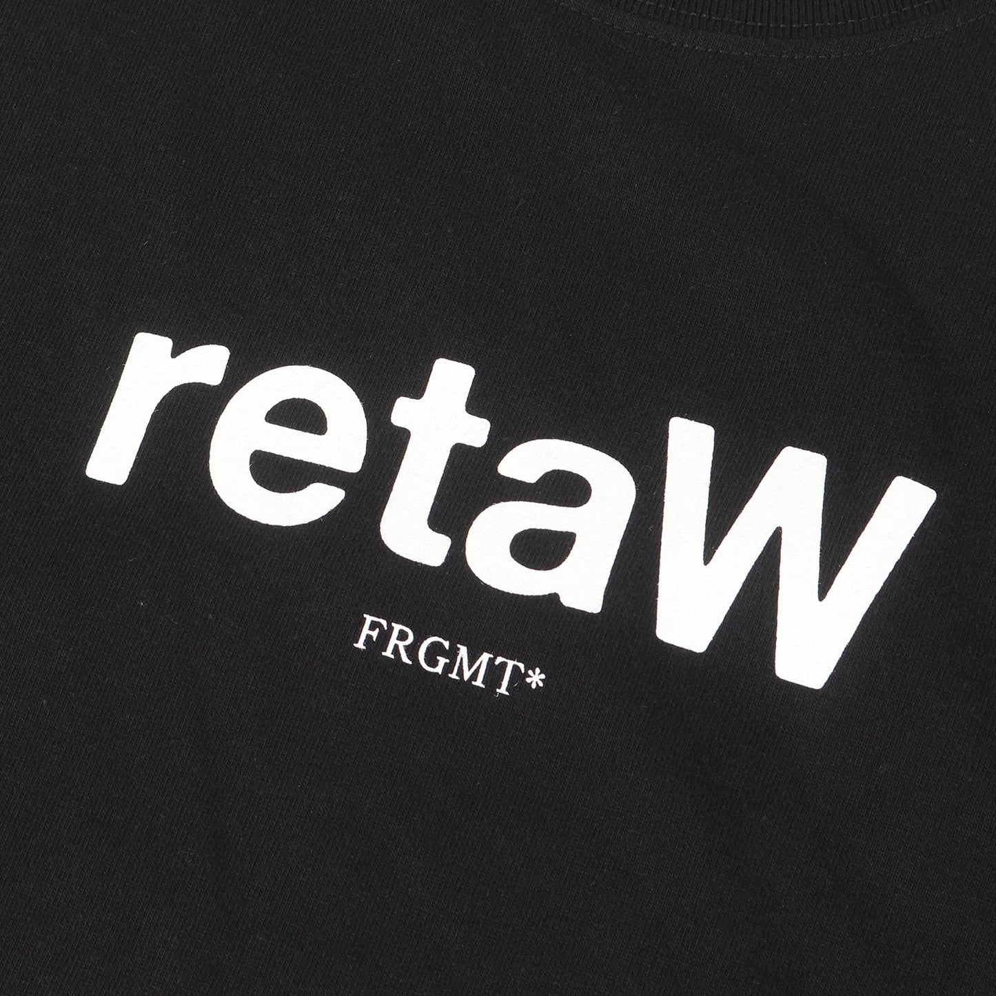 ×retaW ロゴプリント クルーネック Tシャツ