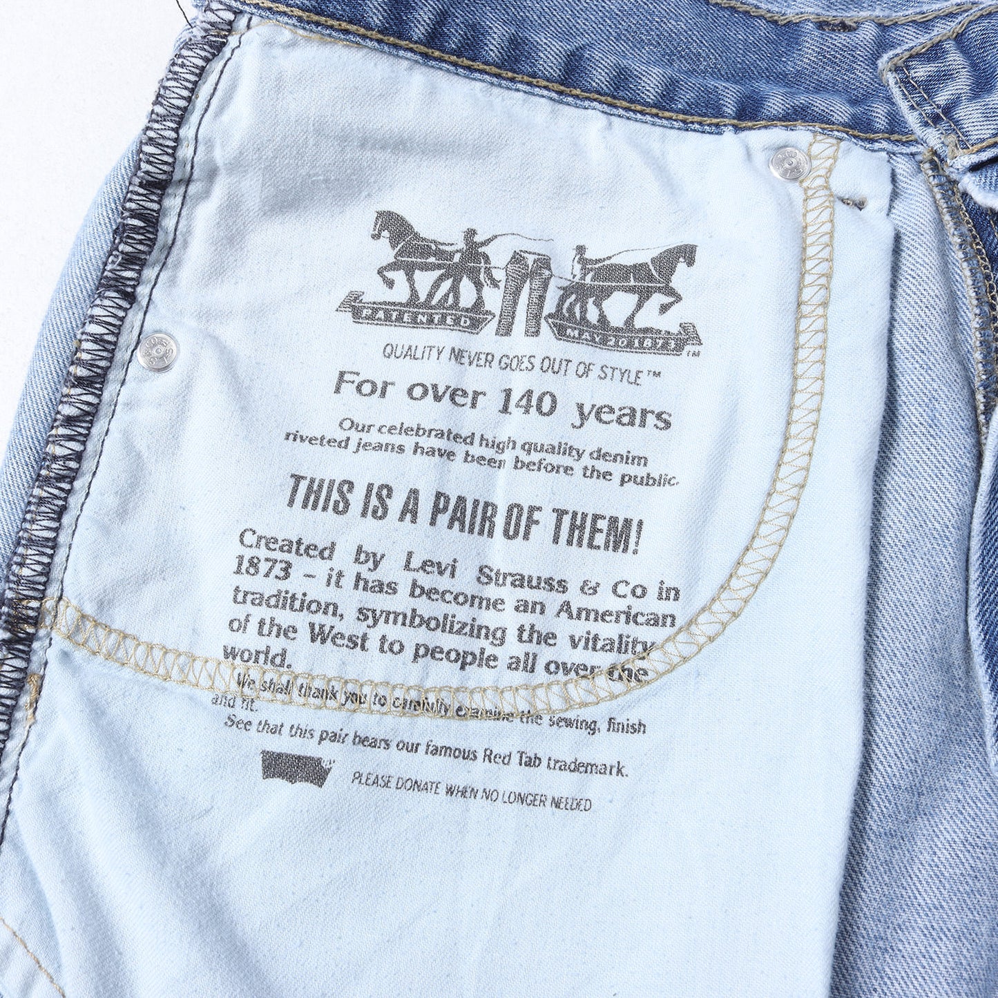ロンドン限定 ×Levi's ×fragment design TableTop USEDカスタム デニムパンツ