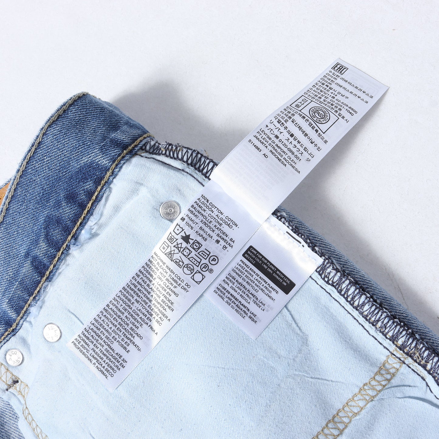 ロンドン限定 ×Levi's ×fragment design TableTop USEDカスタム デニムパンツ