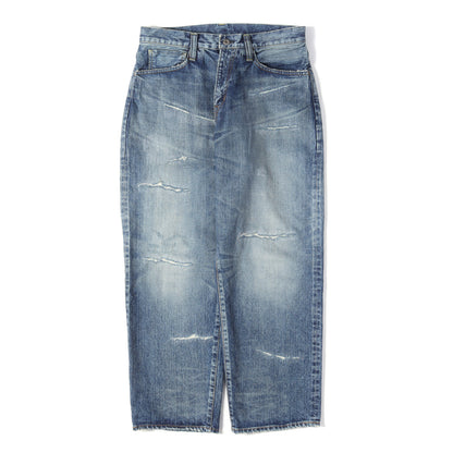 23AW ×fragment design ダメージリペア加工 デニムパンツ(DAMAGE DENIM PANTS)