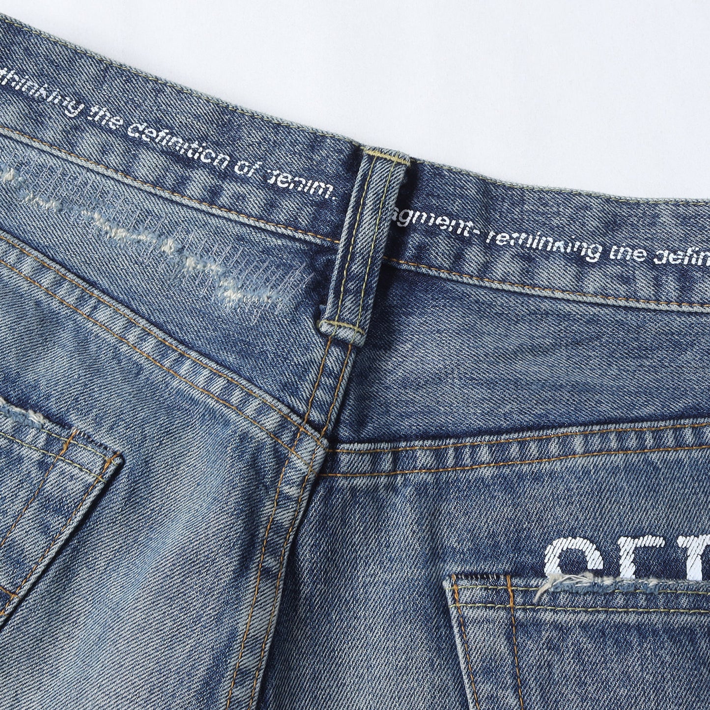 23AW ×fragment design ダメージリペア加工 デニムパンツ(DAMAGE DENIM PANTS)