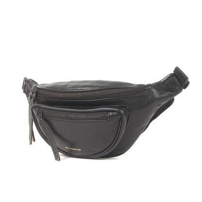 カウハイドレザー ウエストパック / ウエストバッグ(Leather Waist Pack)
