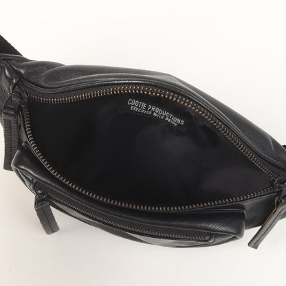 カウハイドレザー ウエストパック / ウエストバッグ(Leather Waist Pack)