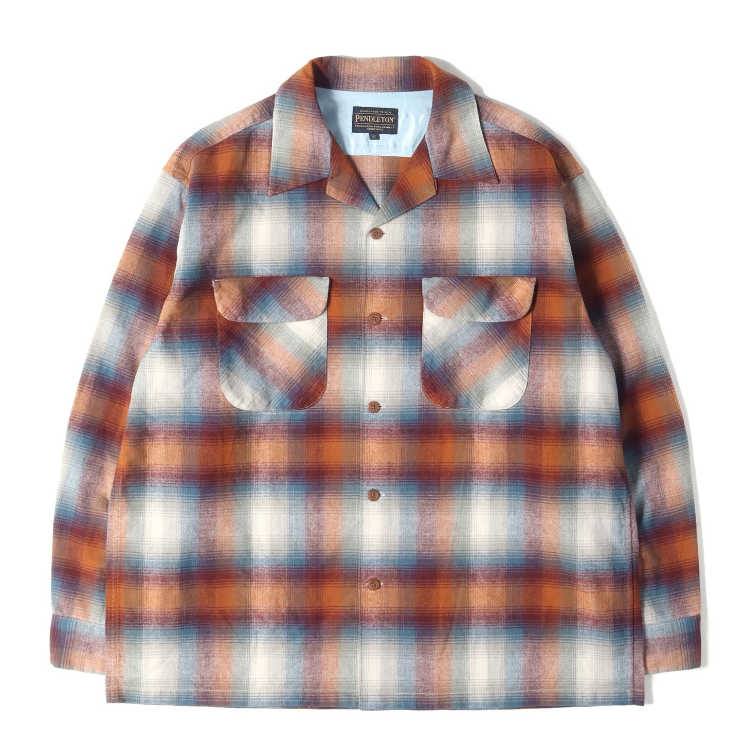 [ペンドルトン100周年記念モデル] ×JOURNAL STANDARD オンブレチェック オープンカラー フランネルシャツ