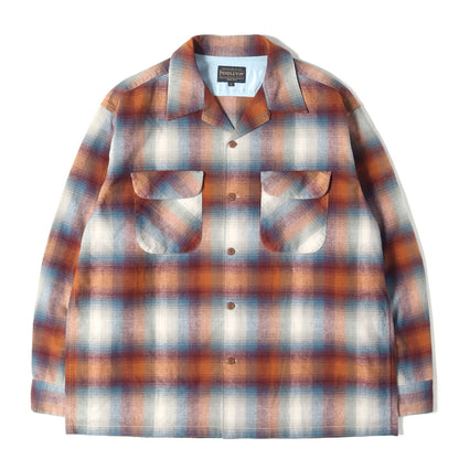 [ペンドルトン100周年記念モデル] ×JOURNAL STANDARD オンブレチェック オープンカラー フランネルシャツ
